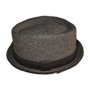 EXPRESS Fedora Style Hat XL Wool Lane/Polyester Gray